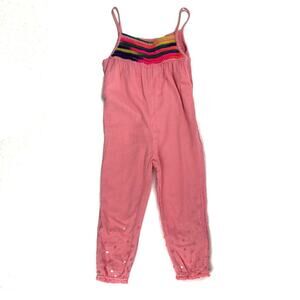 Billieblush Long Pants Coral Romper